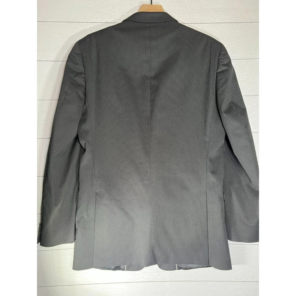Marc Ecko 42L Black Suit Jacket Sport Coat Blazer Formal
